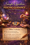 Single Question Psychic Guidance — (One Clear Question)